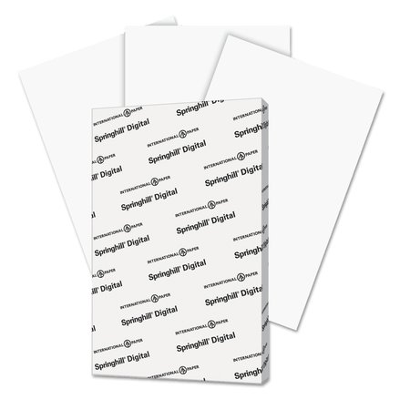 SPRINGHILL Digital Index White Card Stock, 92 Bright, 90lb, 11 x 17, White, PK250 015110